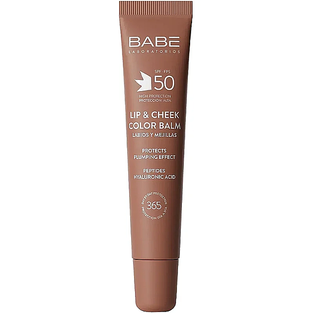 Babe Lip and Cheek Color Balm SPF 50 - Dudak ve Yanak Renklendirici Balsam Mocha 20ml - 1