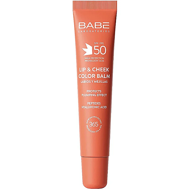 Babe Lip and Cheek Color Balm SPF 50 - Dudak ve Yanak Renklendirici Balsam Nude 20ml - 1