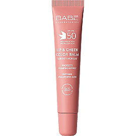 Babe Lip and Cheek Color Balm SPF 50 - Dudak ve Yanak Renklendirici Balsam Pink 20ml - Babe