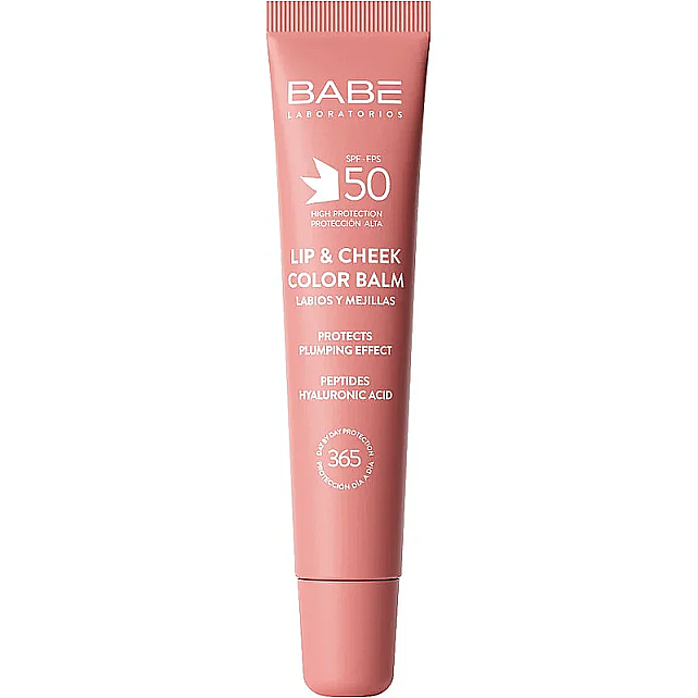 Babe Lip and Cheek Color Balm SPF 50 - Dudak ve Yanak Renklendirici Balsam Pink 20ml - 1