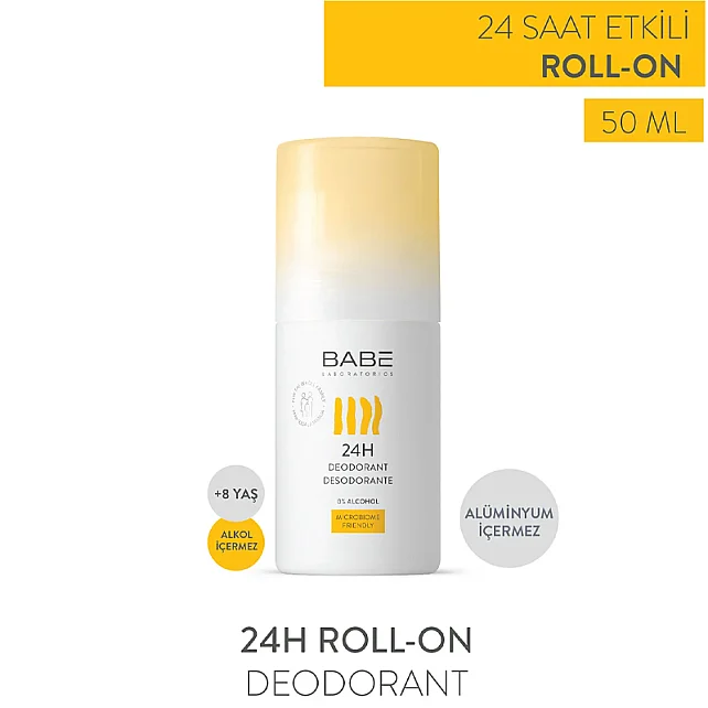 Babe Microbiome Friendly 24 H Roll-On Deodorant 50ml - 2