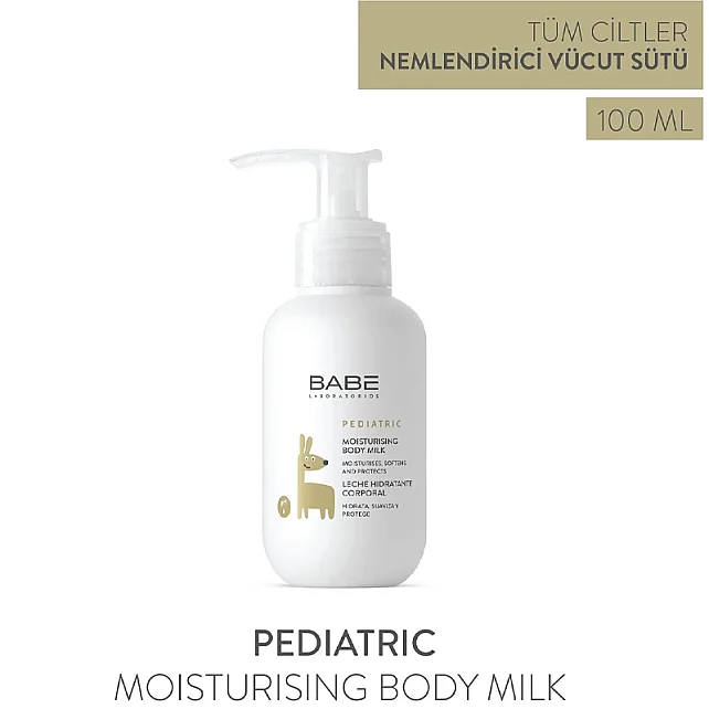 Babe Pediatric Moisturising Body Milk - Çocuklar için Nemlendirici Vücut Sütü 100ml - 4