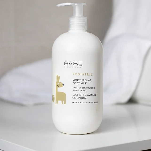 Babe Pediatric Moisturising Body Milk - Çocuklar için Nemlendirici Vücut Sütü 500ml - 4