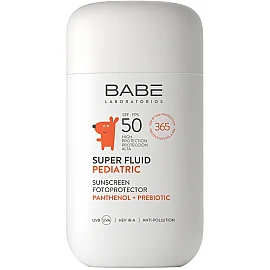 Babe Pediatric Sunscreen Super Fluid SPF 50 Bebek ve Çocuk Güneş kremi 50ml - Babe