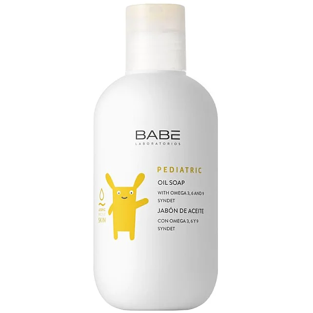 Babe Pediatrik Atopic Skin Oil Soap - Çocuklar için Nemlendirici Duş Yağı 200ml - 1