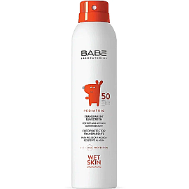 Babe Pediatrik Sunscreen Transparent Wet Skin SPF 50 Transparan Güneş Koruyucu Sprey 200ml - Babe