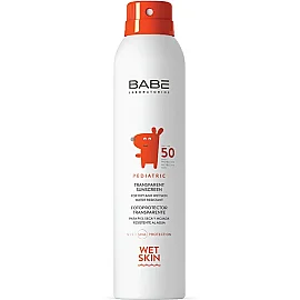 Babe Pediatrik Sunscreen Transparent Wet Skin SPF 50 Transparan Güneş Koruyucu Sprey 200ml - Babe