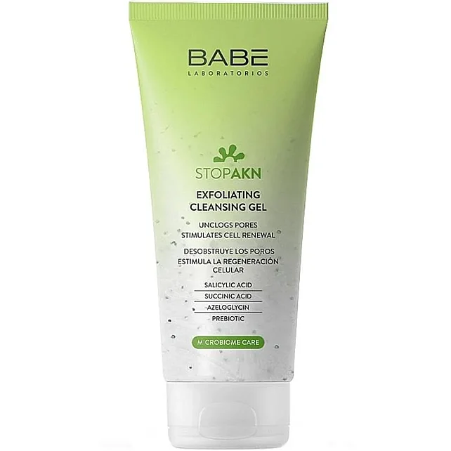 Babe Stop Akn Exfoliating Cleansing Gel - Peeling Etkili Yüz Temizleme Jeli 200ml - 1
