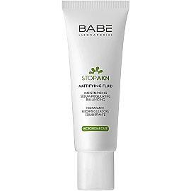 Babe Stop Akn Mattifying Fluid - Nemlendirici ve Matlaştırıcı Bakım Kremi 50ml - Babe