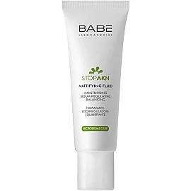 Babe Stop Akn Mattifying Fluid - Nemlendirici ve Matlaştırıcı Bakm Kremi 50ml - Babe