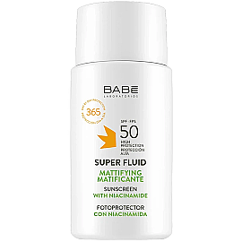 Babe Super Fluid Sunscreen Mattifying SPF 50 - Matlaştırıcı Güneş Koruyucu 50ml - Babe