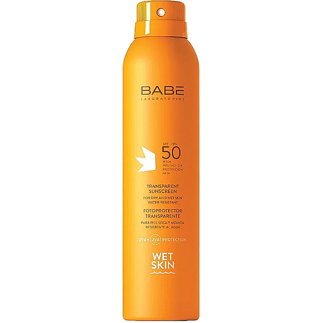 Babe Transparent Sunscreen Wet Skin SPF 50 Transparan Güneş Koruyucu Sprey 200ml - 1