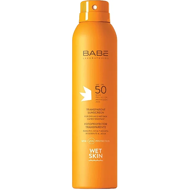 Babe Transparent Sunscreen Wet Skin SPF 50 Transparan Güneş Koruyucu Sprey 200ml - 1