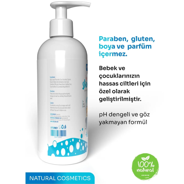 Babyton Atopic Skin - Bebek ve Çocuk Şampuanı 400ml - 3