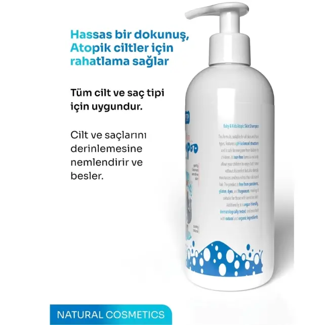 Babyton Atopic Skin - Bebek ve Çocuk Şampuanı 400ml - 4