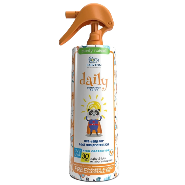 Babyton Mineral Sunscreen Daily Sun Spray SPF30 - Bebek ve Çocuk Güneş Spreyi 200ml - 1