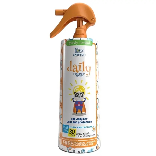 Babyton Mineral Sunscreen Daily Sun Spray SPF30 - Bebek ve Çocuk Güneş Spreyi 200ml - 1