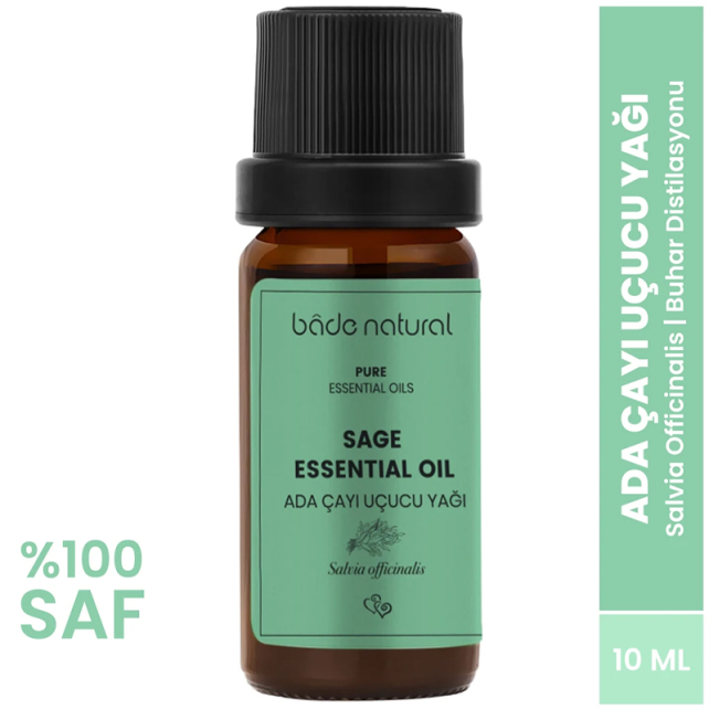Bade Natural %100 Doğal Adaçayı Uçucu Yağı 10ml - 2