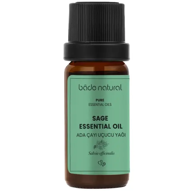 Bade Natural %100 Doğal Adaçayı Uçucu Yağı 10ml - 1