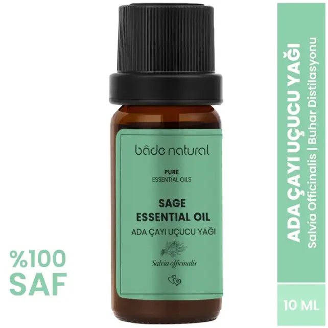 Bade Natural %100 Doğal Adaçayı Uçucu Yağı 10ml - 2