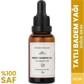 Bade Natural %100 Soğuk Sıkım Badem Yağı 30ml - 2