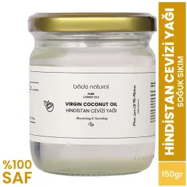 Bade Natural %100 Soğuk Sıkım Hindistan Cevizi Yağı 150gr - 2