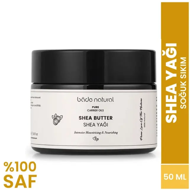 Bade Natural %100 Soğuk Sıkım Shea Yağı 50ml - 2