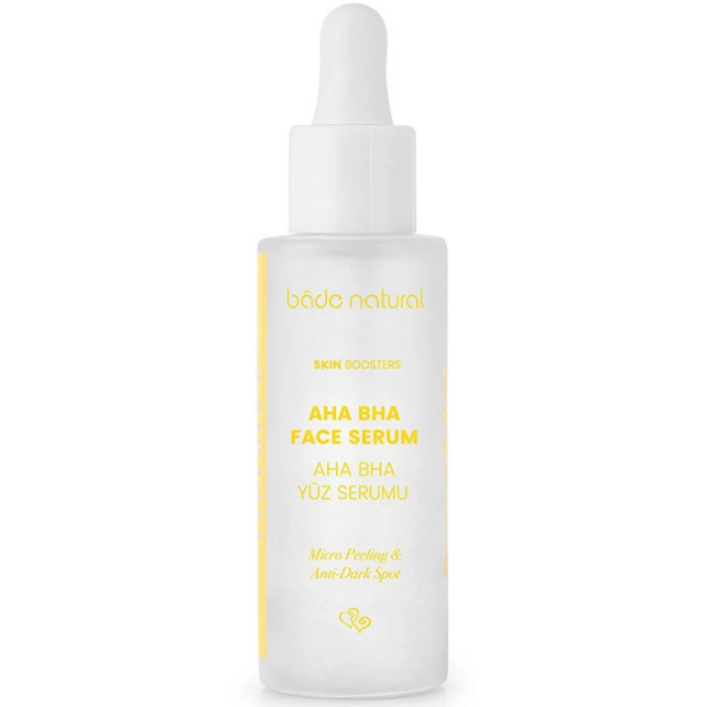 Bade Natural AHA BHA Peeling Etkili Yüz Serumu 30ml - 1