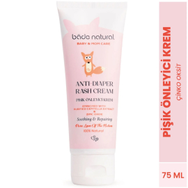 Bade Natural Baby Mom Care Anti Diaper Rash Cream - Pişik Önleyici Krem 75ml - 2