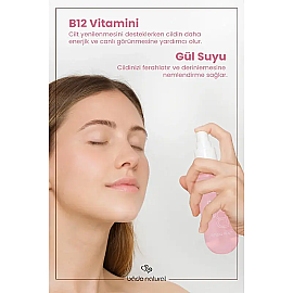 Bade Natural Beauty Vitamist B12 Vitamini & Gül Yüz Spreyi 100ml - 3
