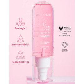 Bade Natural Beauty Vitamist B12 Vitamini & Gül Yüz Spreyi 100ml - 6