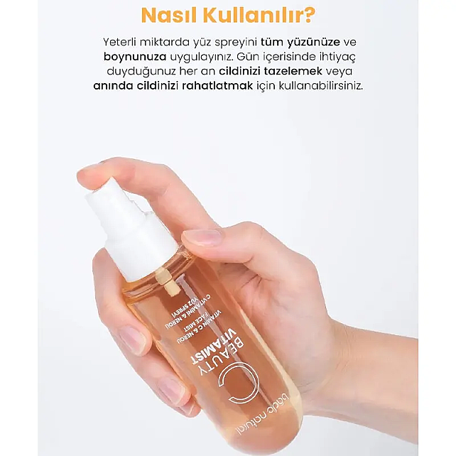 Bade Natural Beauty Vitamist C Vitamini & Neroli Yüz Spreyi 100ml - 6