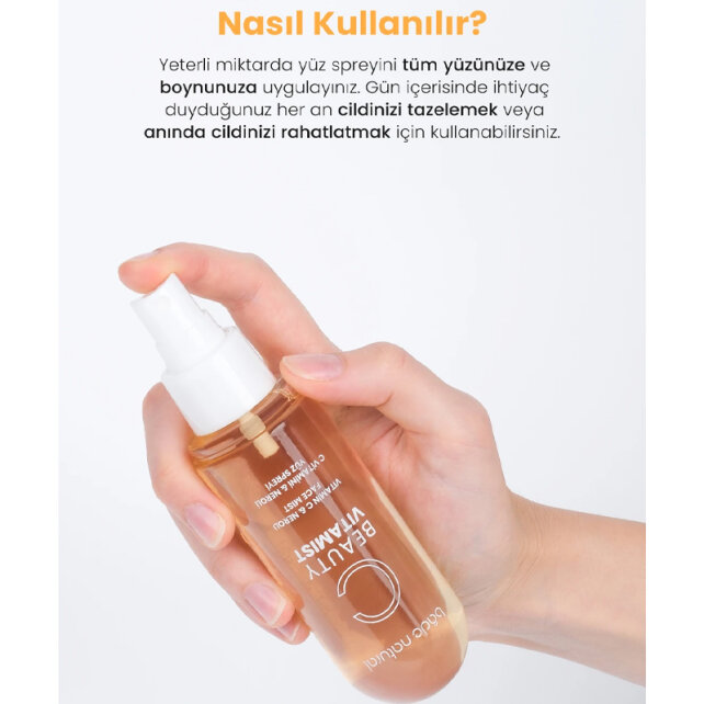 Bade Natural Beauty Vitamist C Vitamini & Neroli Yüz Spreyi 100ml - 6