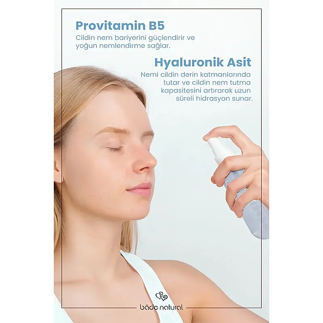 Bade Natural Beauty Vitamist Provitamin B5 & Hyaluronik Asit Yüz Spreyi 100ml - 3