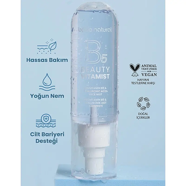 Bade Natural Beauty Vitamist Provitamin B5 & Hyaluronik Asit Yüz Spreyi 100ml - 5
