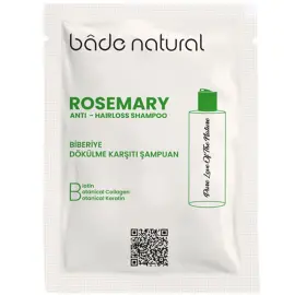 Bade Natural Biberiye Dökülme Karşıtı Saç Bakım Şampuanı 5ml - Tester