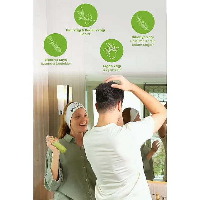 Bade Natural Biberiye Kolay Tarama Saç Bakım Sütü 100ml - 6