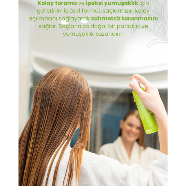 Bade Natural Biberiye Kolay Tarama Saç Bakım Sütü 100ml - 3