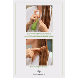 Bade Natural Biberiye Kolay Tarama Saç Bakım Sütü 100ml - 4
