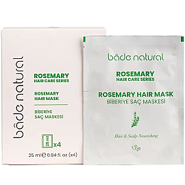 Bade Natural Biberiye Saç Maskesi 4x25ml - Bade Natural