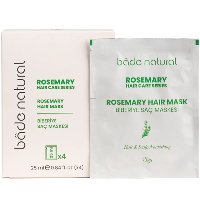 Bade Natural Biberiye Saç Maskesi 4x25ml - 1