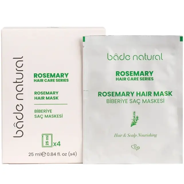 Bade Natural Biberiye Saç Maskesi 4x25ml - 1