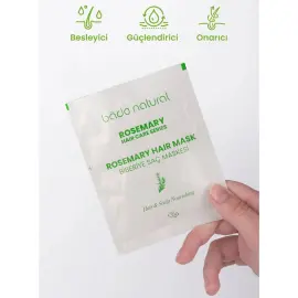 Bade Natural Biberiye Saç Maskesi 4x25ml - 3