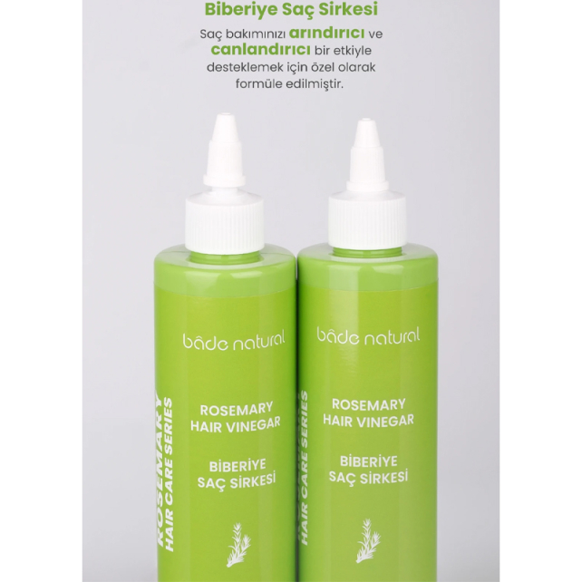 Bade Natural Biberiye Saç Sirkesi 250ml - 6
