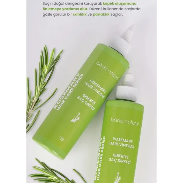 Bade Natural Biberiye Saç Sirkesi 250ml - 4