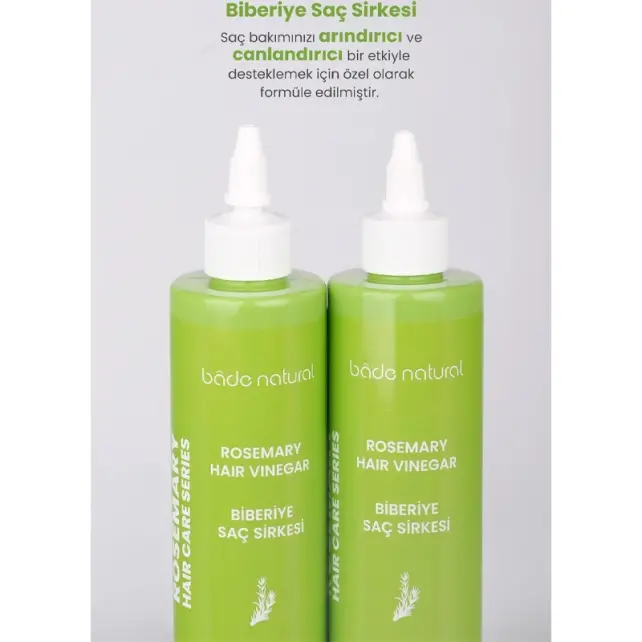 Bade Natural Biberiye Saç Sirkesi 250ml - 6