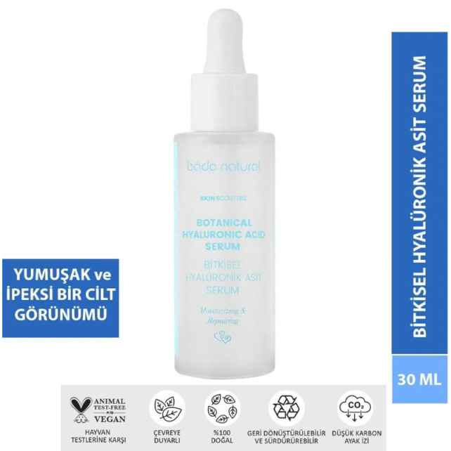 Bade Natural Bitkisel Nemlendirici Hyalüronik Asit Serum 30ml - 2