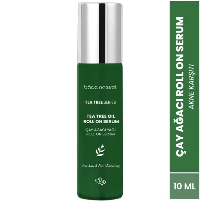 Bade Natural Çay Ağacı Yağı Sebum Kontrol Roll-On 10ml - 2