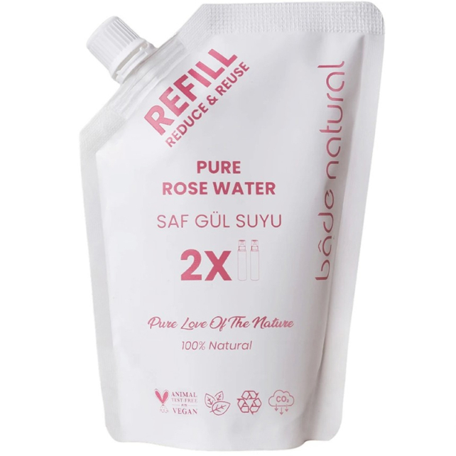 Bade Natural Doğal Gül Suyu - Refill 200ml - 1