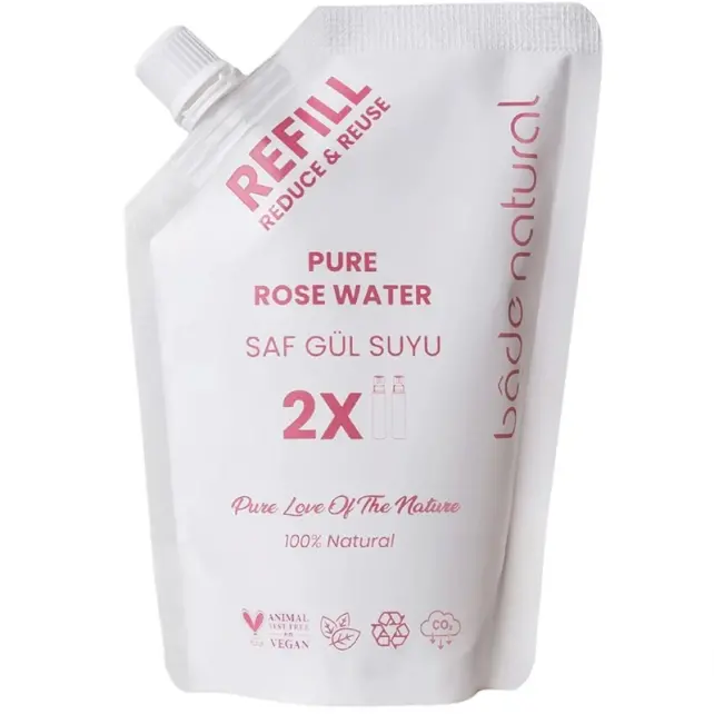 Bade Natural Doğal Gül Suyu - Refill 200ml - 1